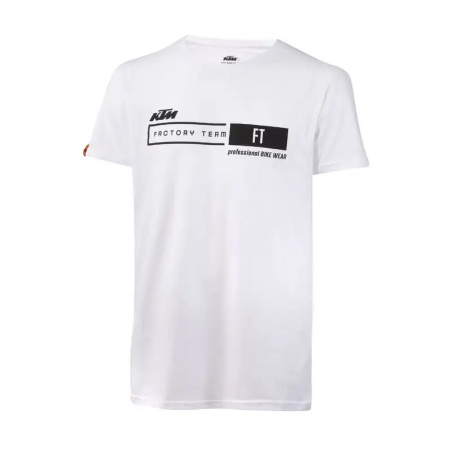 MAJICA KTM FACTORY TEAM white/black