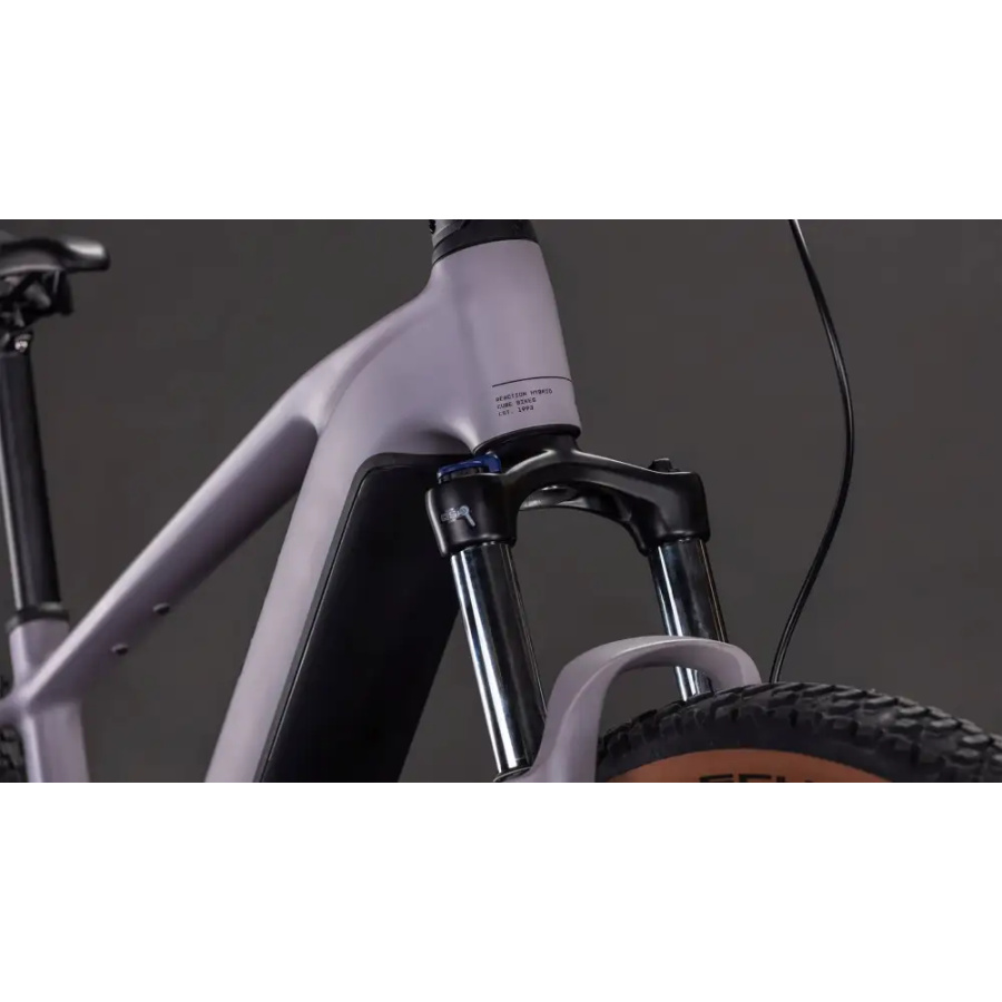 ELEKTRIČNO GORSKO KOLO CUBE REACTION HYBRID PERFORMANCE 600 2026 plumgrey´n´black