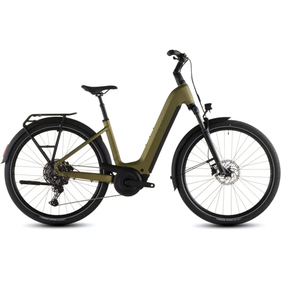 ELEKTRIČNO MESTO KOLO CUBE TOURING HYBRID PRO 800 EASY ENTRY 2026 goldenlime´n´black