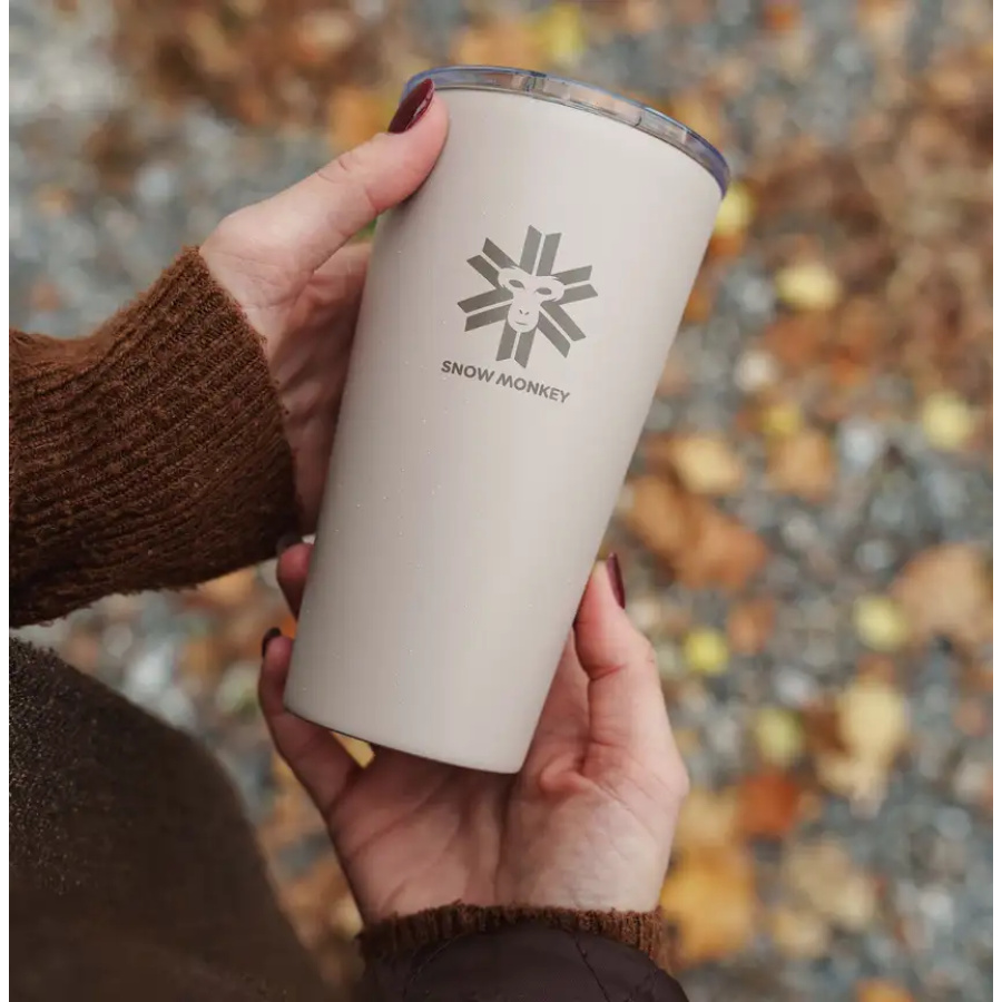 LONČEK SNOW MONKEY ENJOYER 473 ml mocca brown