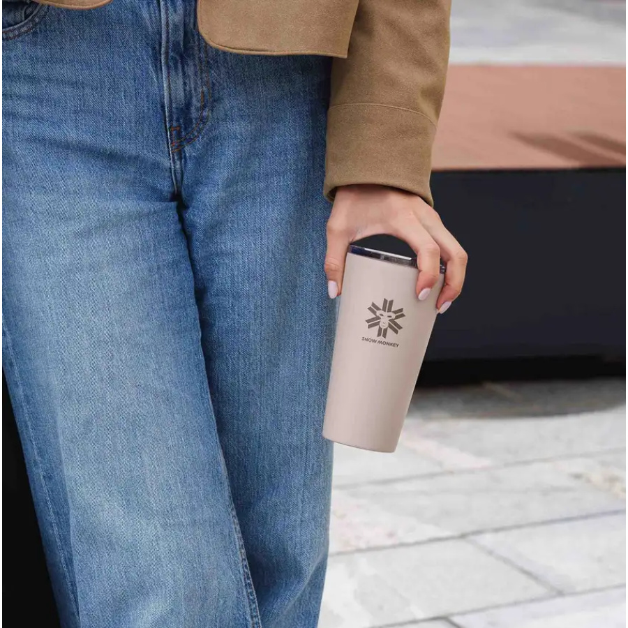 LONČEK SNOW MONKEY ENJOYER 473 ml mocca brown