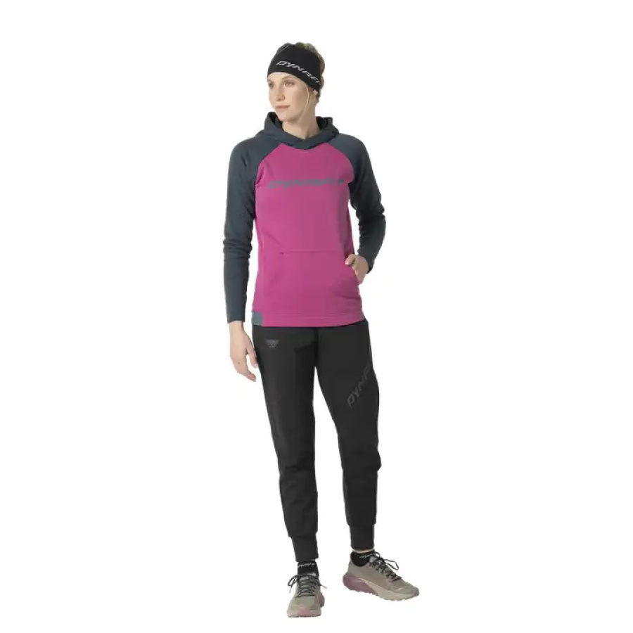 ŽENSKI PULOVER DYNAFIT 24/7 POLARTECH HOODY magenta