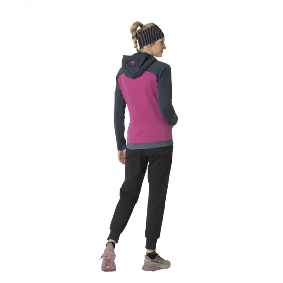 ŽENSKI PULOVER DYNAFIT 24/7 POLARTECH HOODY magenta