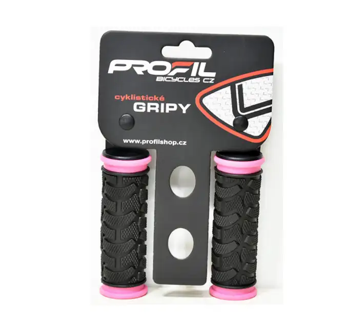 GRIPI PROFIL 92 mm črna/pink