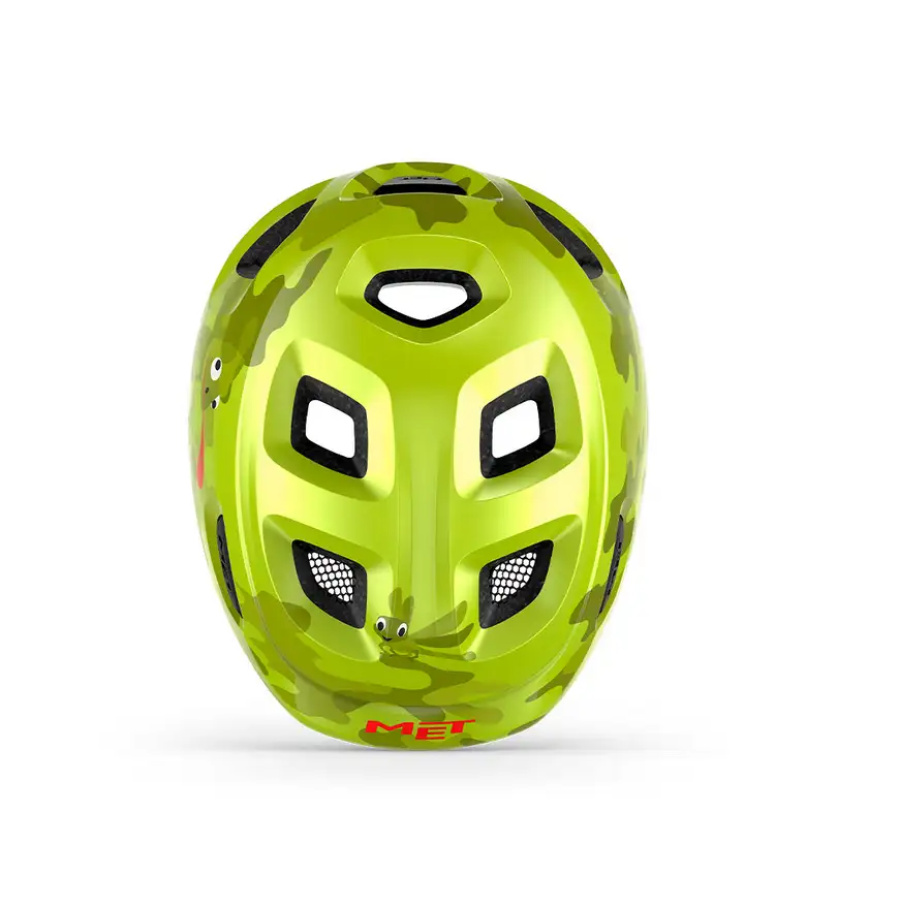 ČELADA MET HOORAY rumena/kameleon