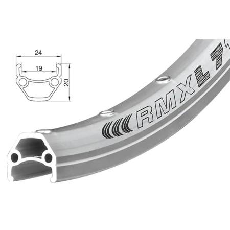 OBROČ REMERX DRAGON L-719 V-BRAKE/DISC 29" 32L siva