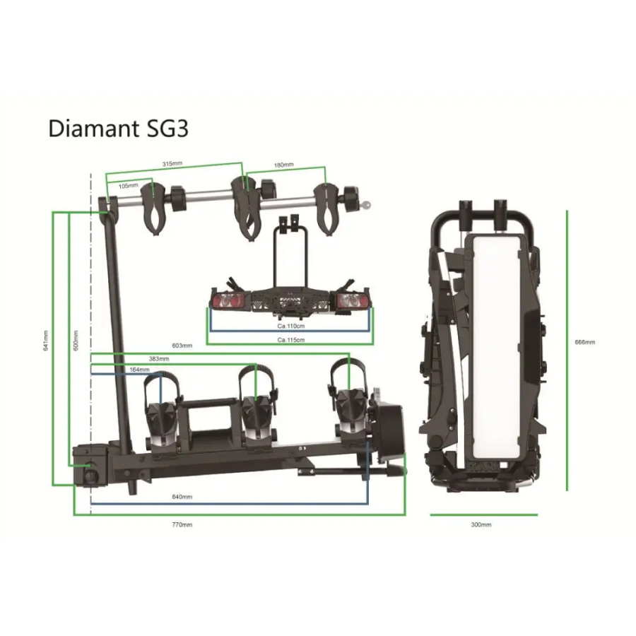 PRTLJAŽNIK ZA KOLESA PRO USER DIAMANT SG3