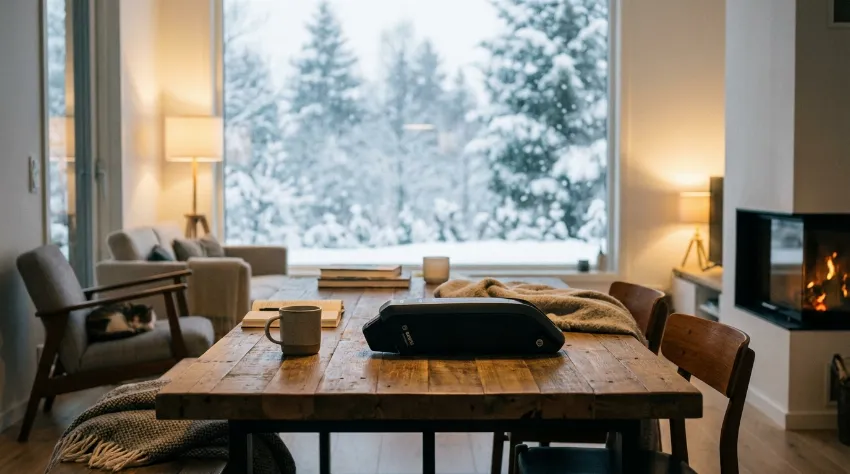 Baterija e-kolesa se ogreva na sobni temperaturi