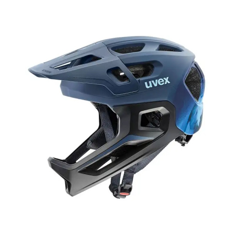 ČELADA UVEX REACT JR FULLFACE dusk blue matt
