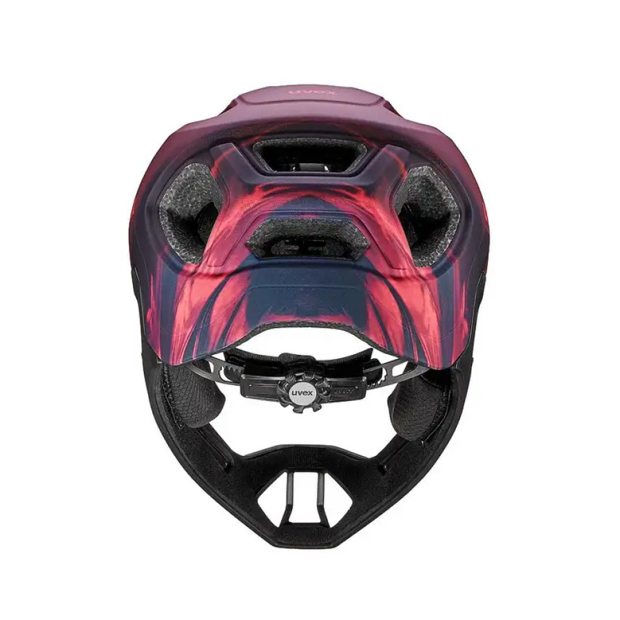 OTROŠKA ČELADA UVEX REACT JR FULLFACE cranberry matt