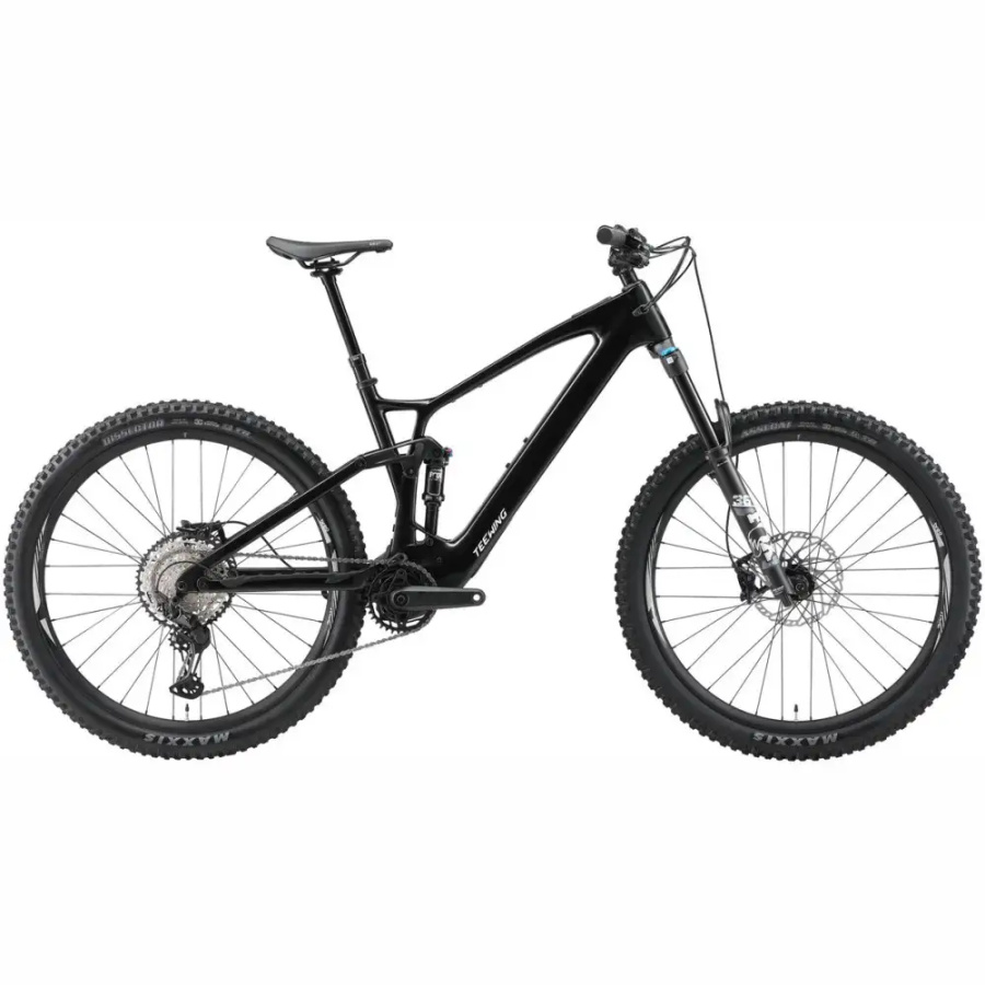 ELEKTRIČNO GORSKO KOLO TEEWING FLUX ONE A  Cosmic Black/Silver Decal