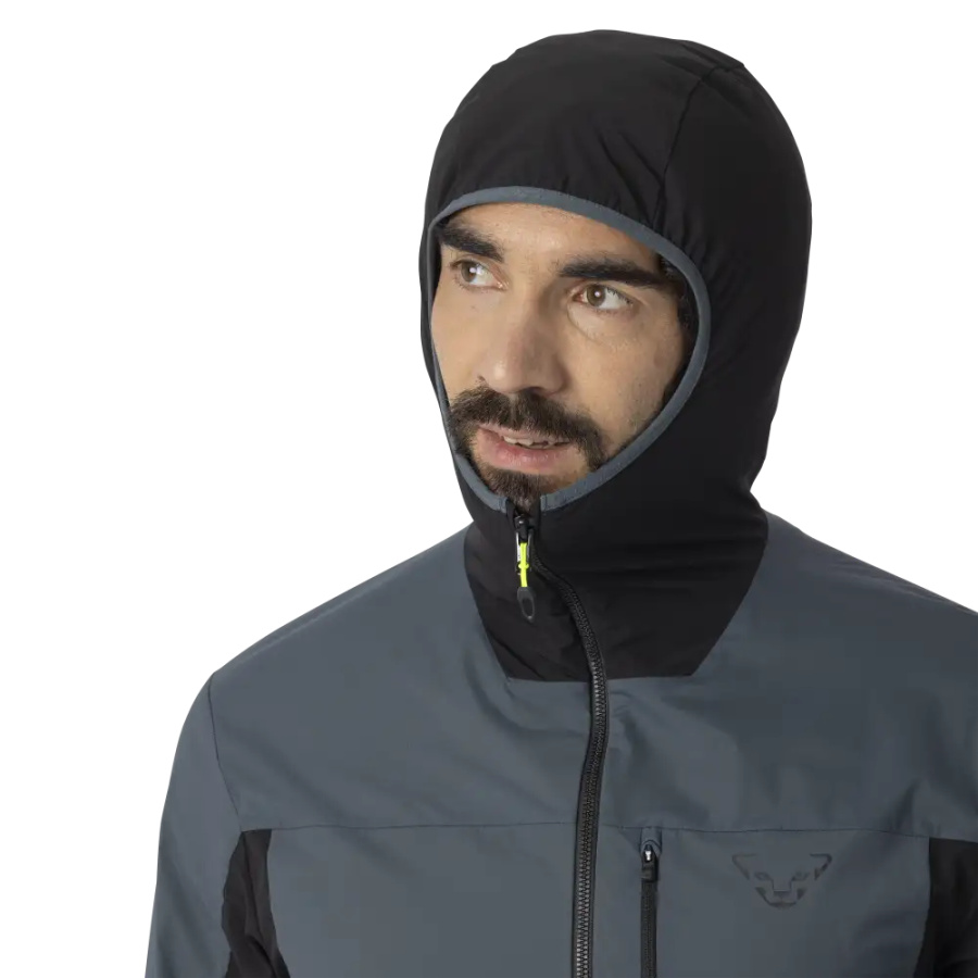 JAKNA DYNAFIT TRAVERSE INS HOODED Golden lime