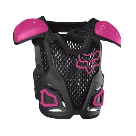 ŠČITNIKI FOX R3 YOUTH black/pink