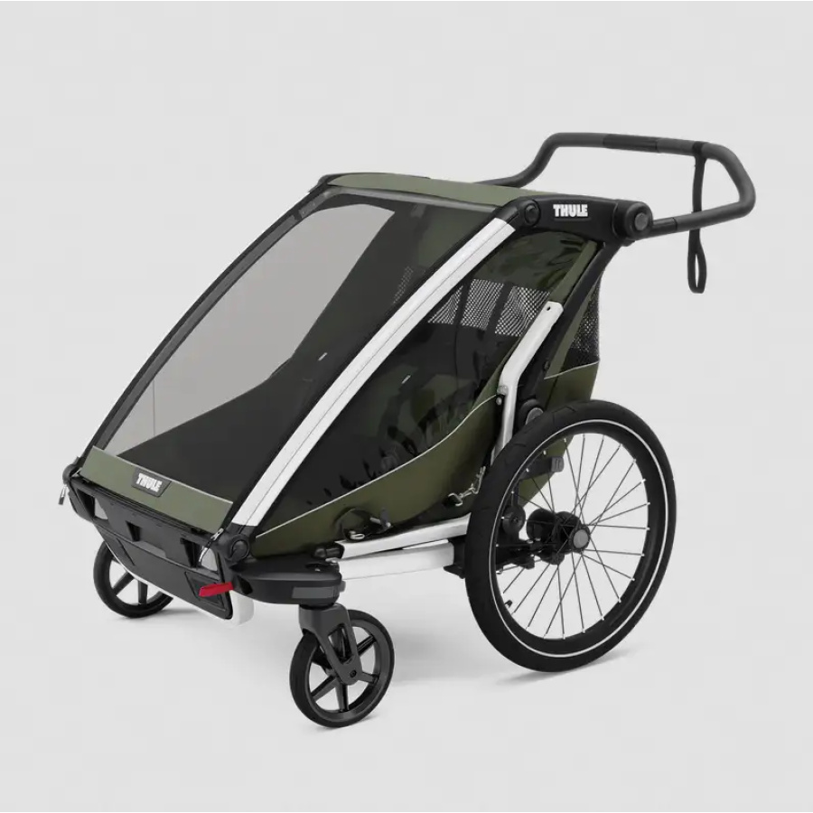 THULE OTROŠKA PRIKOLICA CHARIOT LITE DOUBLE vintage green