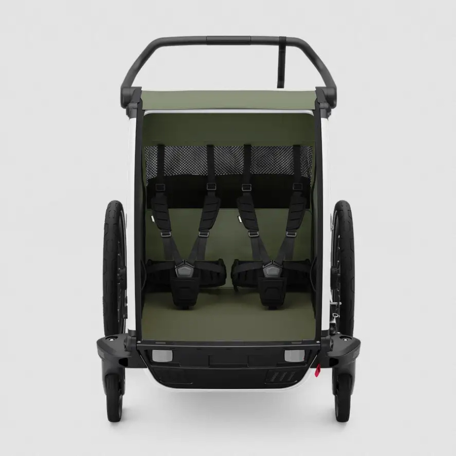 THULE OTROŠKA PRIKOLICA CHARIOT LITE DOUBLE vintage green