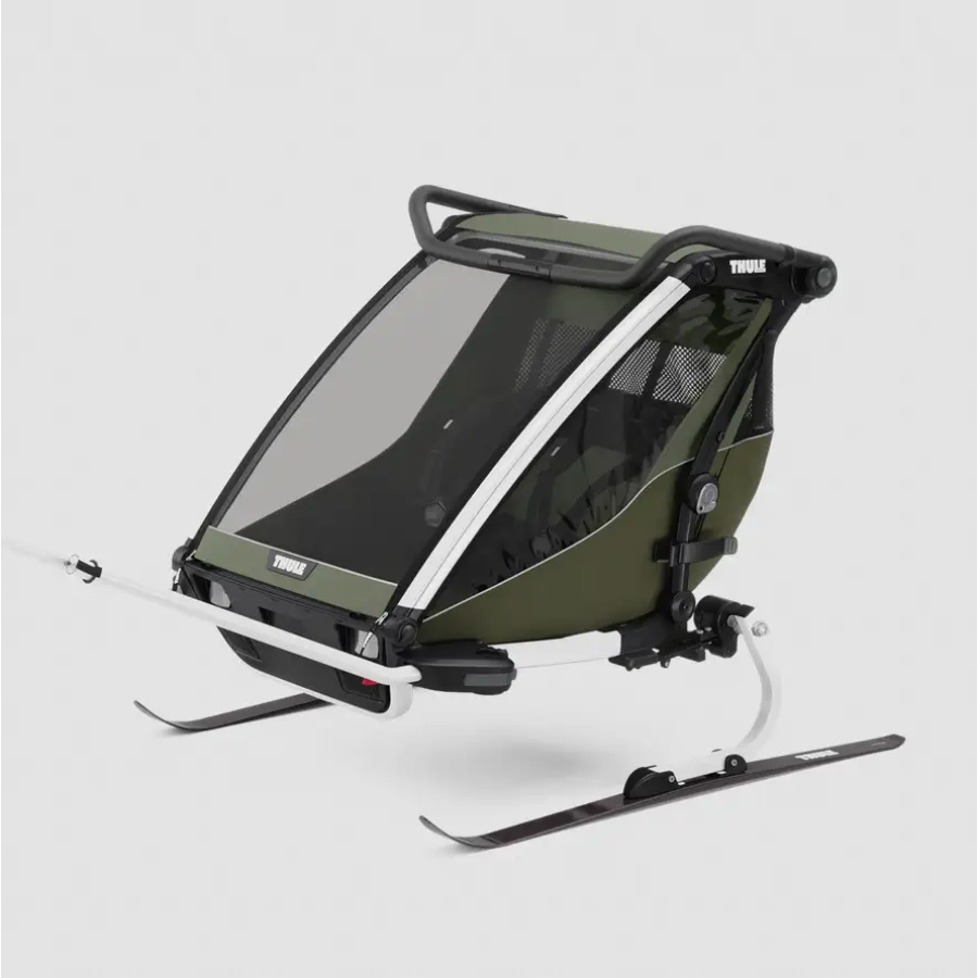 THULE OTROŠKA PRIKOLICA CHARIOT LITE DOUBLE vintage green
