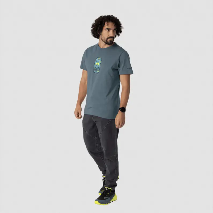 MAJICA DYNAFIT GRAPHIC COTTON Cinder/beer can