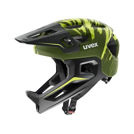 ČELADA UVEX REACT JR FULLFACE dark olive matt