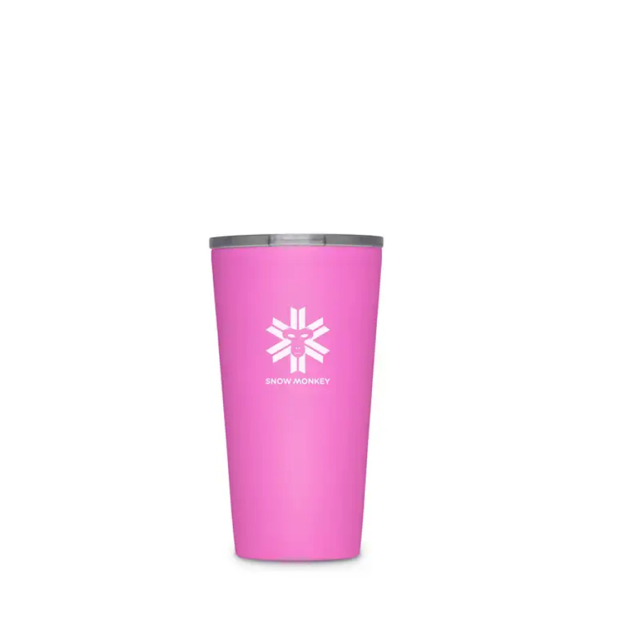 LONČEK SNOW MONKEY ENJOYER 470 ml candy pink