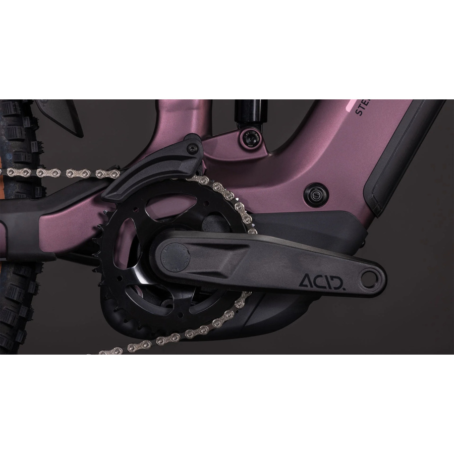 Električno gorsko kolo CUBE Stereo Hybrid ONE44 Pro 800 2026 shiftblush´n´raisin - detajl 3