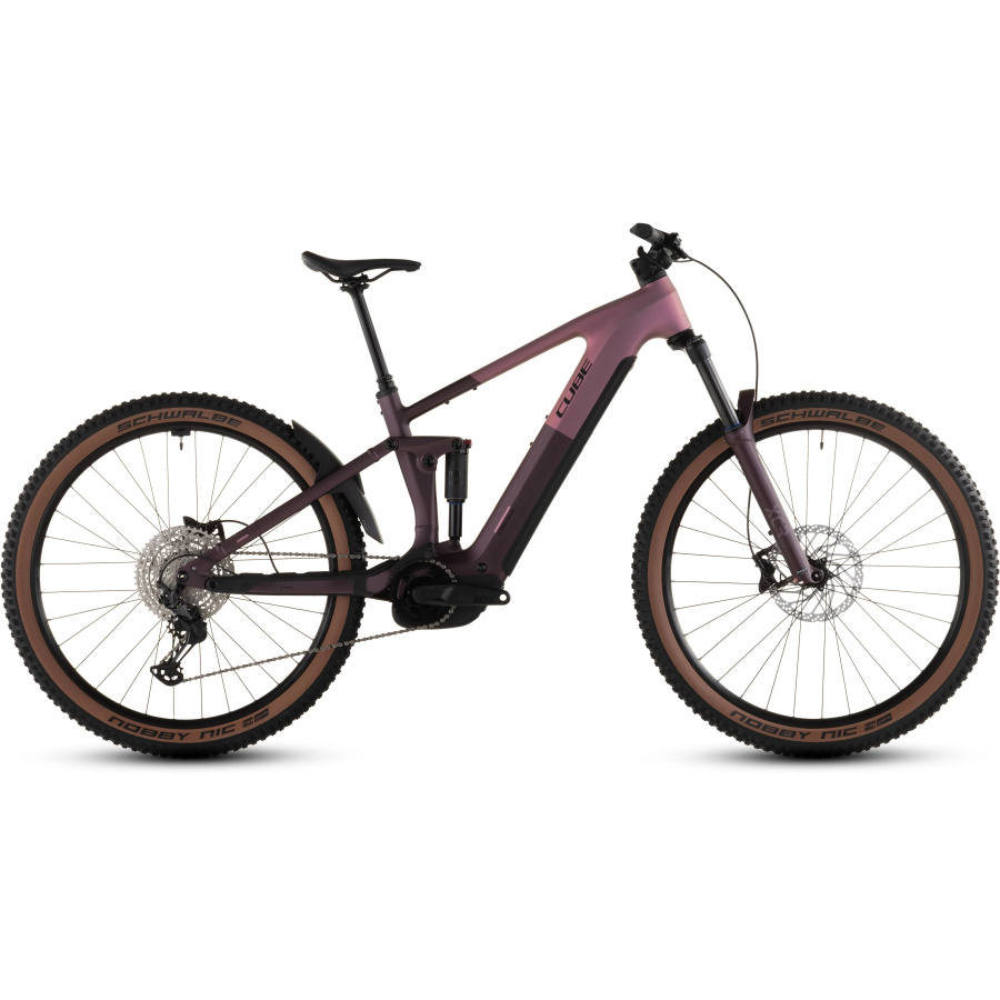 Električno gorsko kolo CUBE Stereo Hybrid ONE44 Pro 800 2026 shiftblush´n´raisin