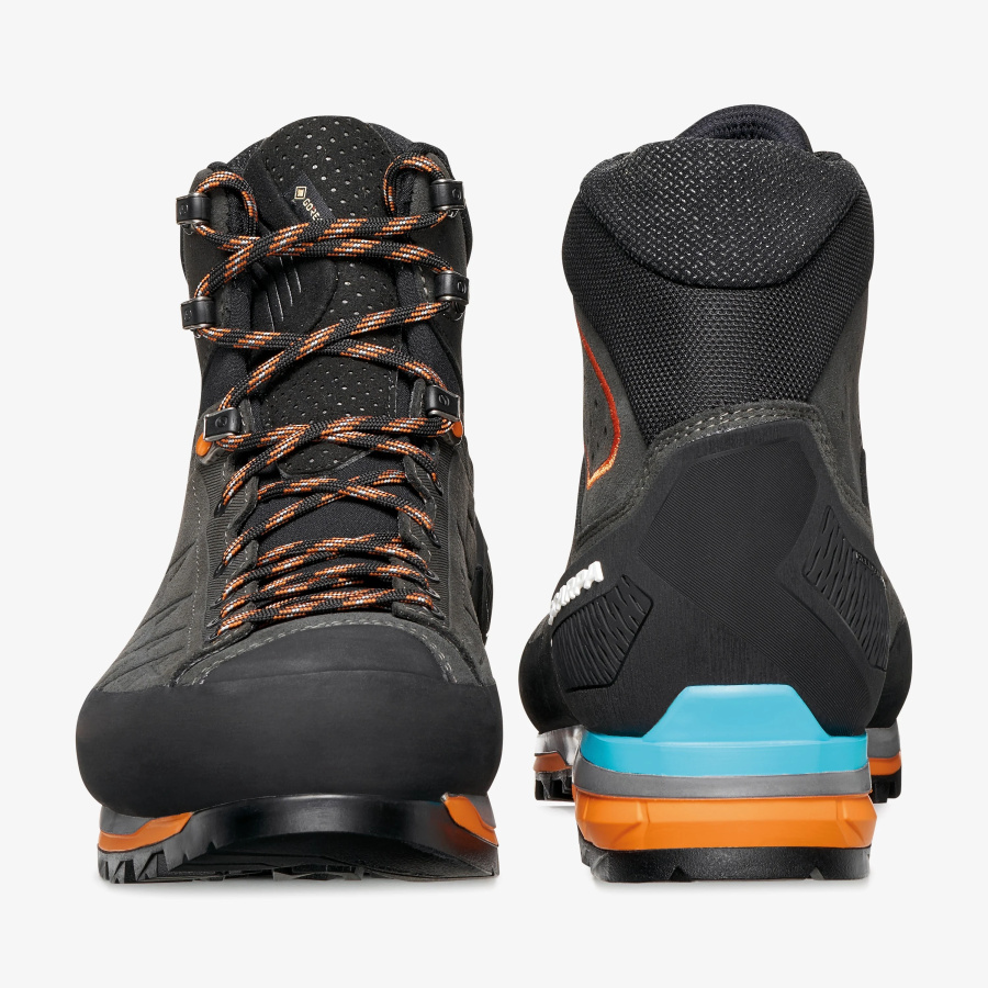 Pohodni čevlji SCARPA Zodiac Tech GTX v antracit in oranžni barvi - pogled 4