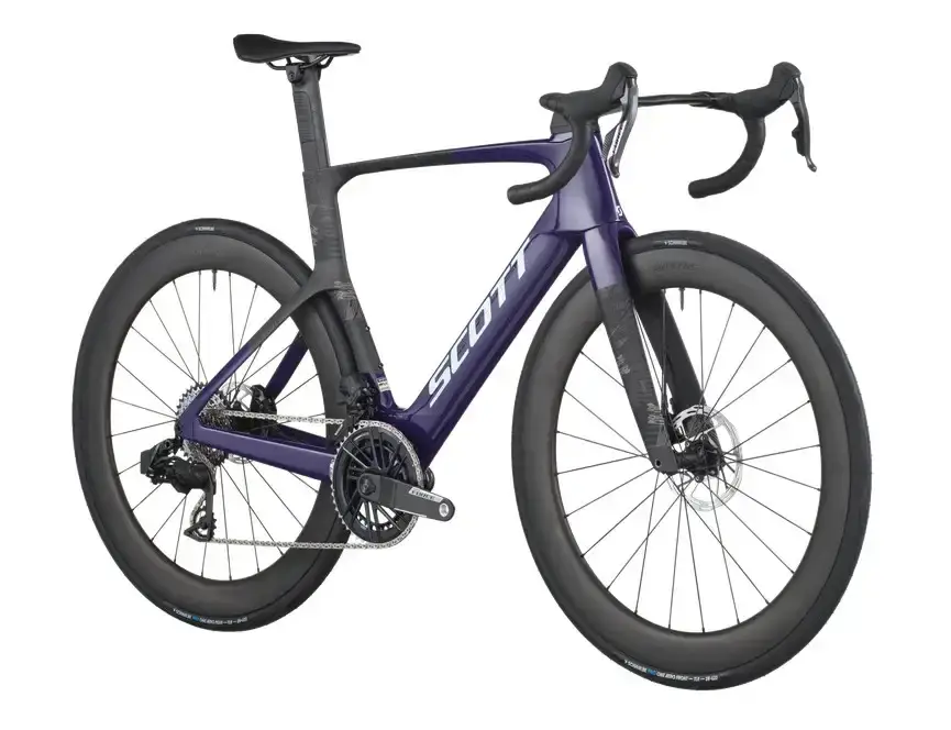 Cestno aero kolo Scott Foil RC Team 2026 v barvi grape purple in carbon black