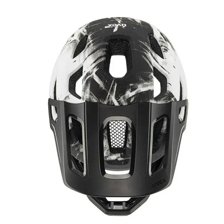 OTROŠKA ČELADA UVEX REACT JR FULLFACE black/white matt