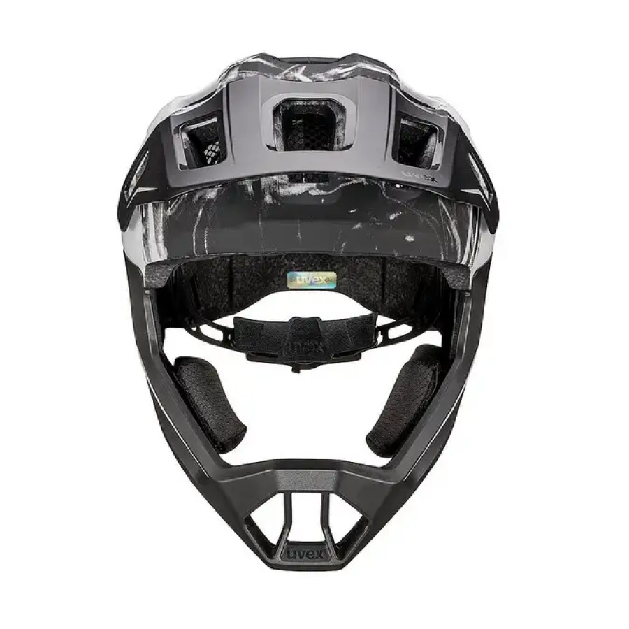 OTROŠKA ČELADA UVEX REACT JR FULLFACE black/white matt