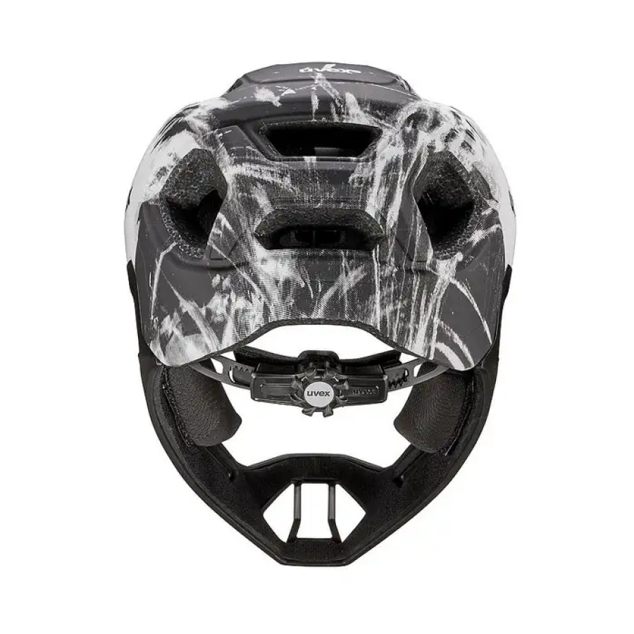 OTROŠKA ČELADA UVEX REACT JR FULLFACE black/white matt