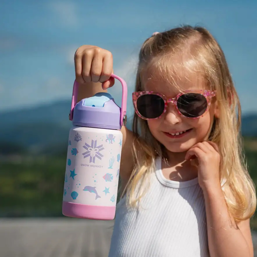 TERMOVKA SNOW MONKEY KIDS 350 ml ocean starfish pink
