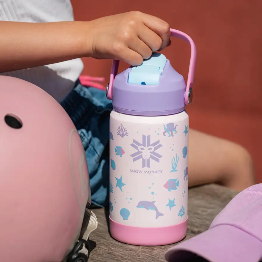 TERMOVKA SNOW MONKEY KIDS 350 ml ocean starfish pink
