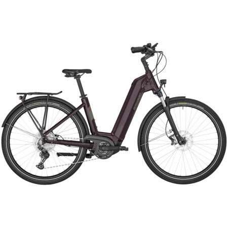 Električno treking kolo Bergamont E-Horizon Expert 6 Wave 2024 v vijolični barvi
