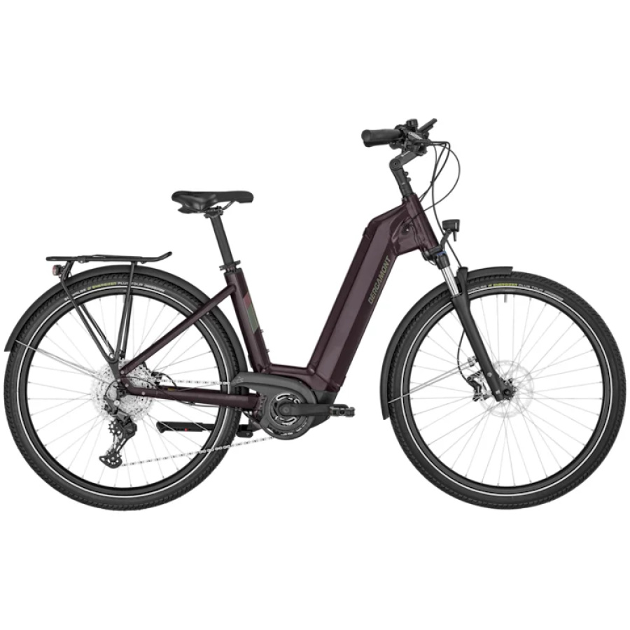 Električno treking kolo Bergamont E-Horizon Expert 6 Wave 2024 v vijolični barvi