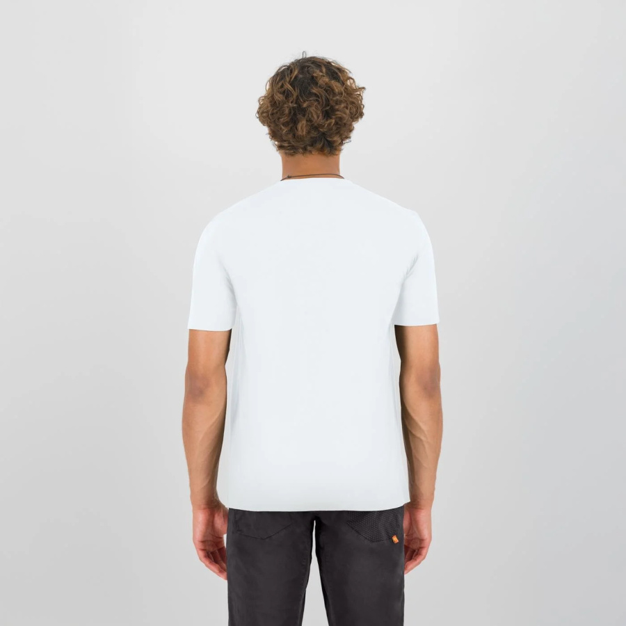 Bela moška majica Karpos Loma Cotton T-Shirt - pogled 2