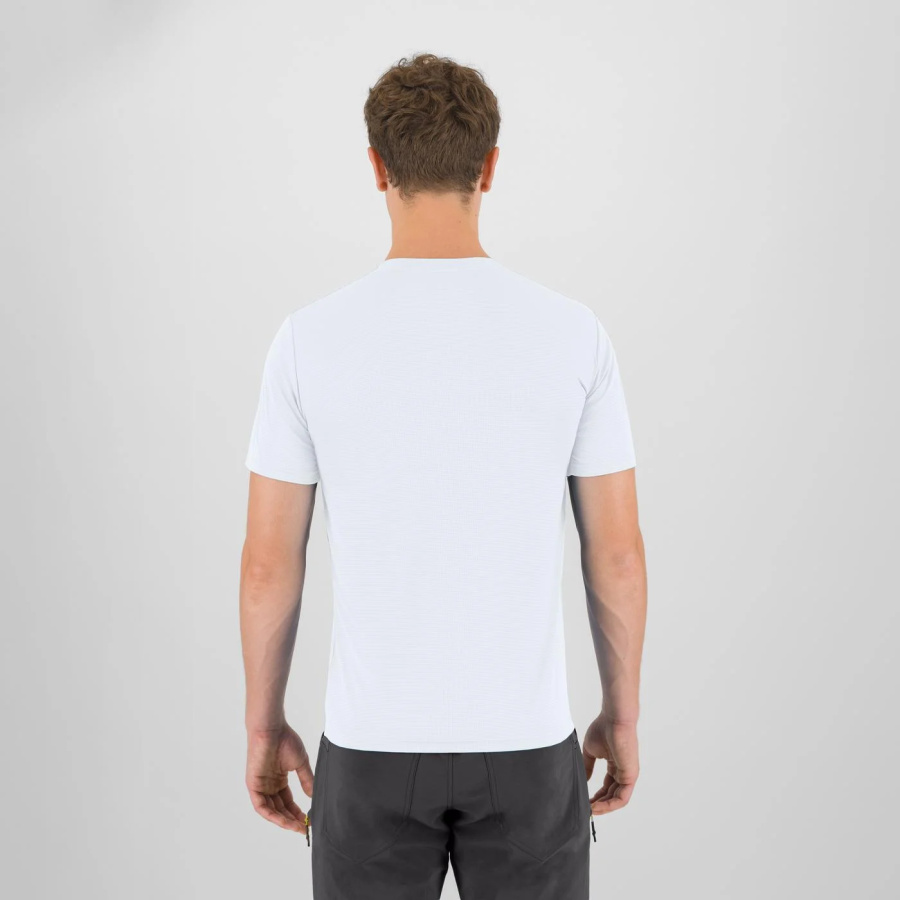 Moška pohodniška majica Karpos Loma Evo Print Bright White - pogled 2