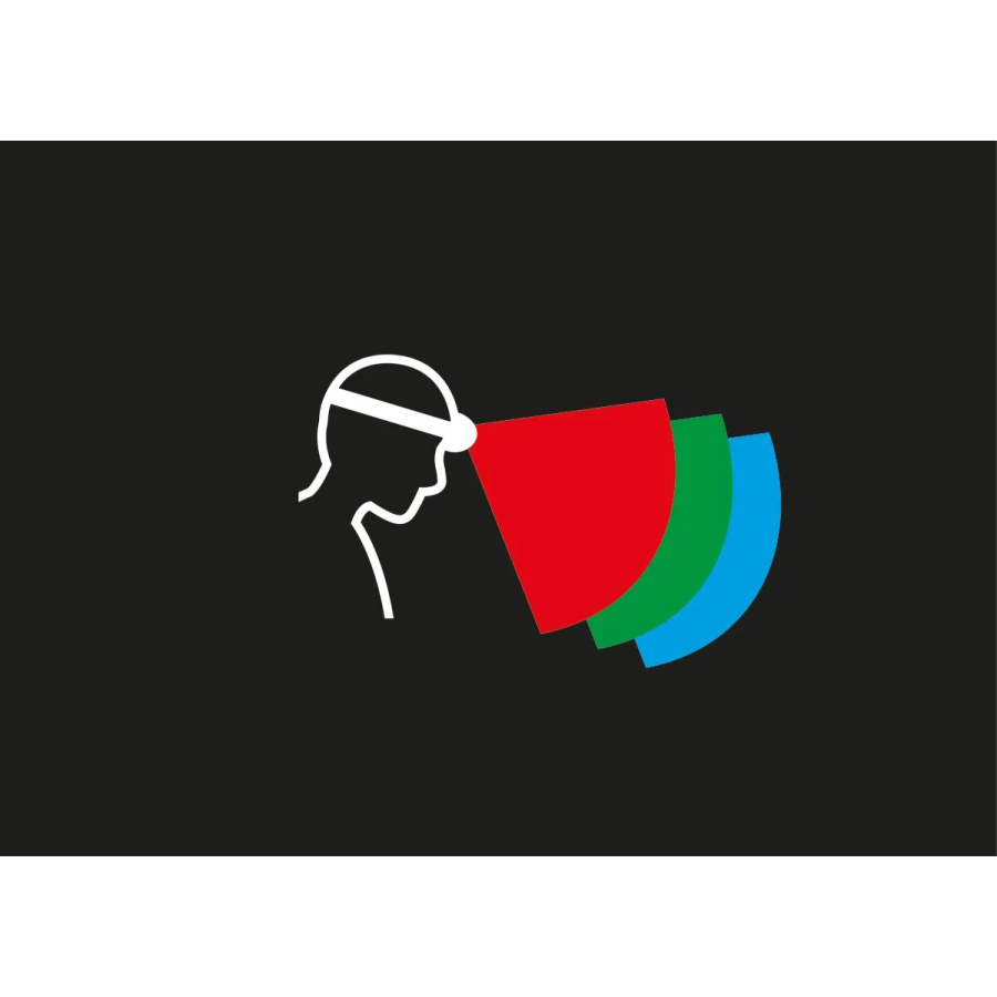 RGB barvna osvetlitev čelne svetilke Petzl ARIA 1R RGB