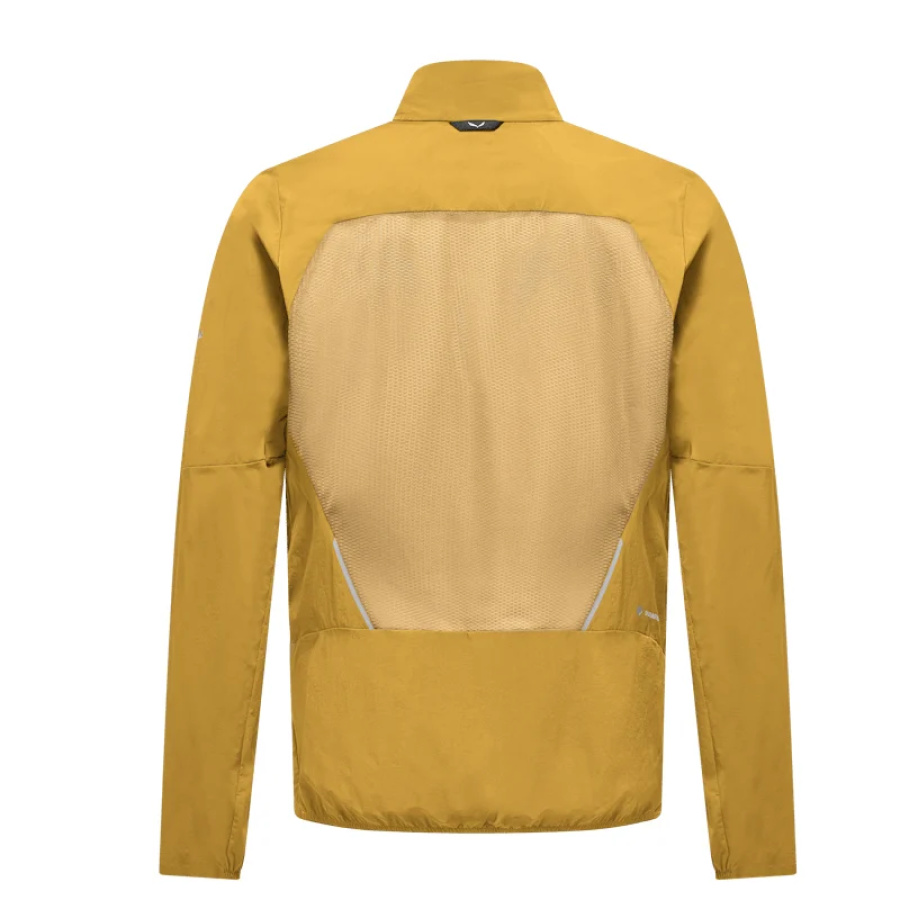 Moška softshell jakna Salewa Pedroc Durastretch Light v olivno zeleni barvi - stranski pogled