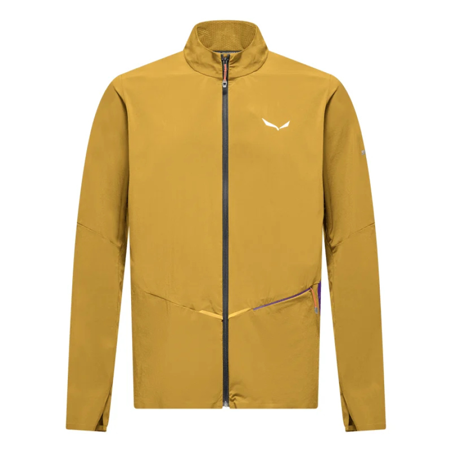 Moška softshell jakna Salewa Pedroc Durastretch Light v olivno zeleni barvi