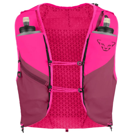 Tekaški nahrbtnik DYNAFIT Alpine 8 Pink glo/amaranth - sprednji pogled