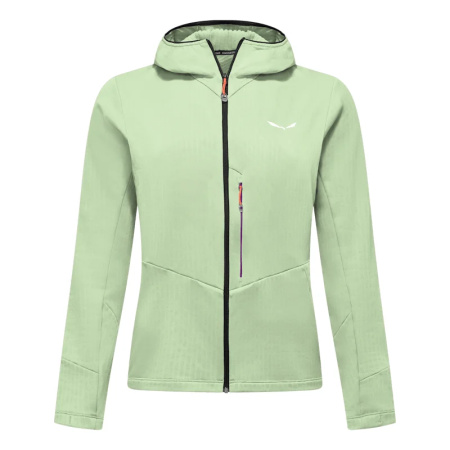 Ženska jakna Salewa Pedroc 3 Hooded Pastelgreen - pogled spredaj