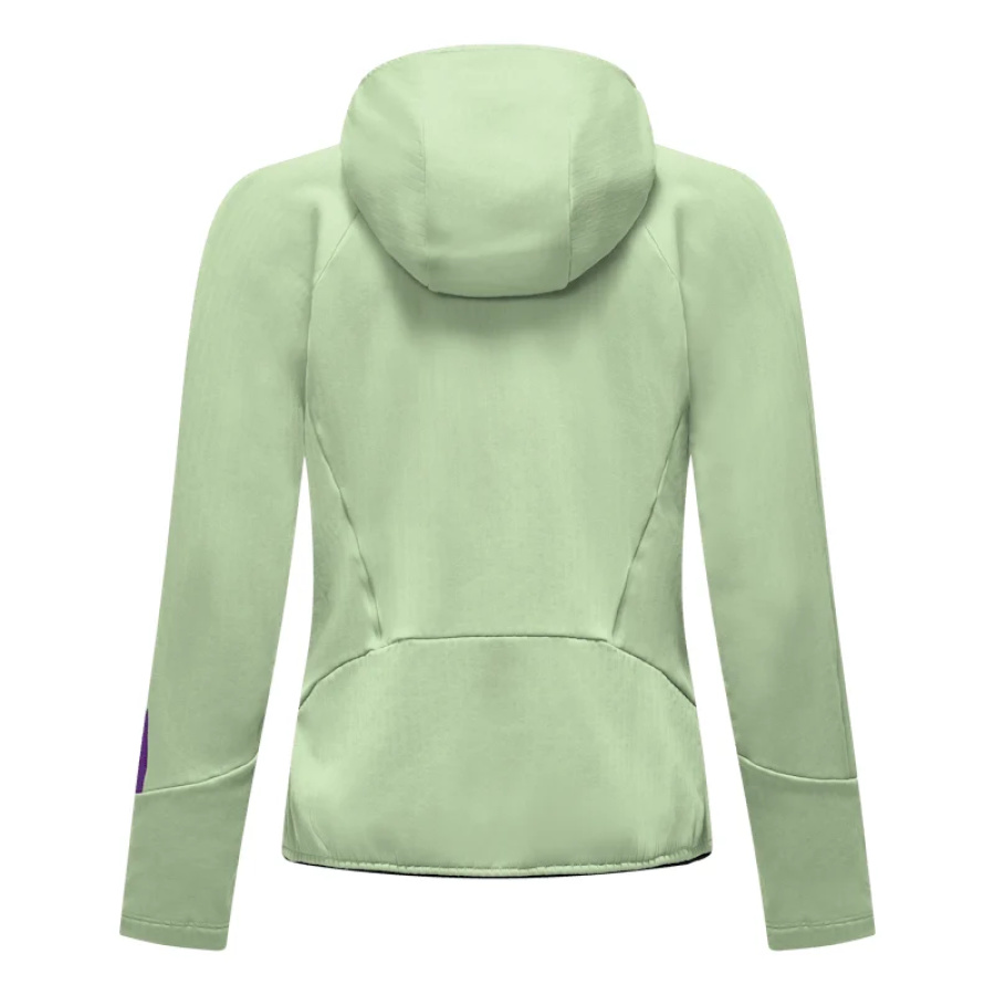 Ženska jakna Salewa Pedroc 3 Hooded Pastelgreen - stranski pogled