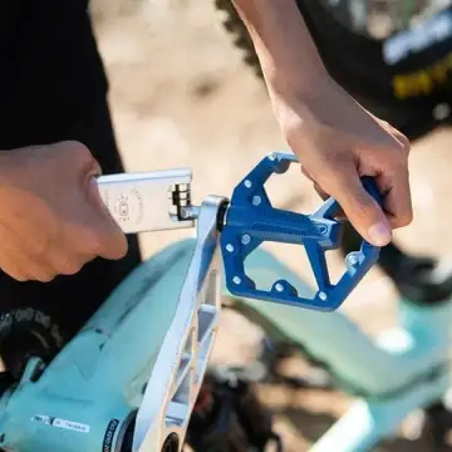 PEDALA CRANKBROTHERS STAMP 1 LARGE V2 Navy blue