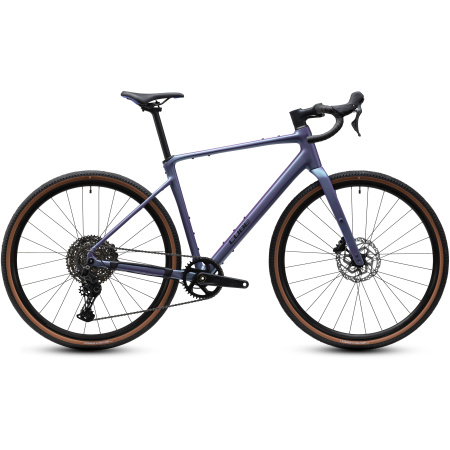 Gravel kolo CUBE Nuroad Pro 2027 v vijolično-črni barvi