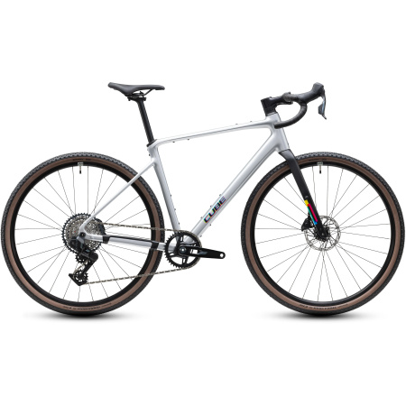 Gravel kolo CUBE Nuroad SLX 2027 spaceship'n'cmyk - pogled
