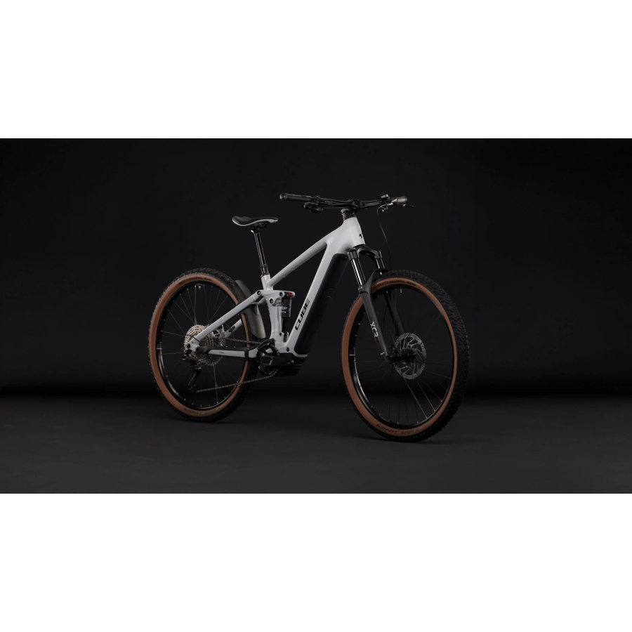 Električno gorsko kolo CUBE Stereo Hybrid ONE22 Pro 800 2027 foggrey'n'sparklerose - pogled 2