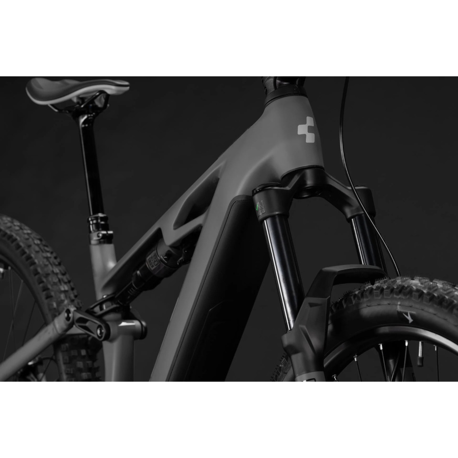 Električno gorsko kolo CUBE Stereo Hybrid ONE44 HPC Pro 800 2027 oldgrey'n'black - detajl 6