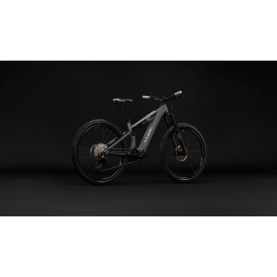Električno gorsko kolo CUBE Stereo Hybrid ONE44 HPC Pro 800 2027 oldgrey'n'black - pogled 3