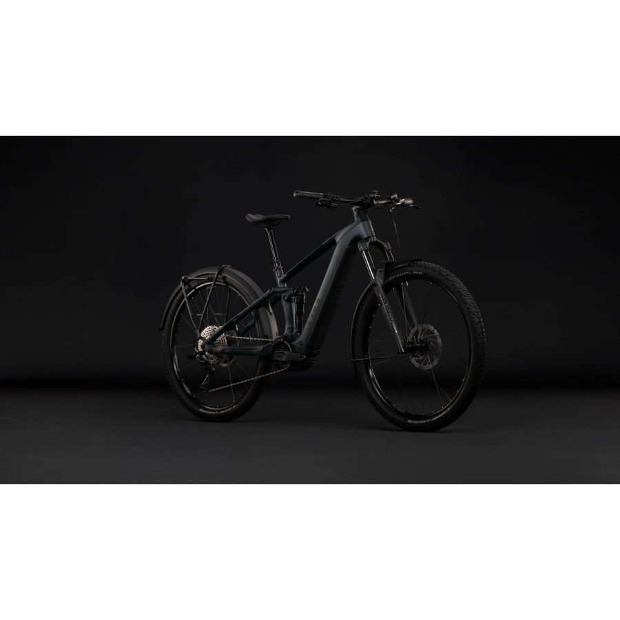 Električno gorsko kolo CUBE Stereo Hybrid ONE44 Pro 800 FE 2027 v črni barvi - pogled 2