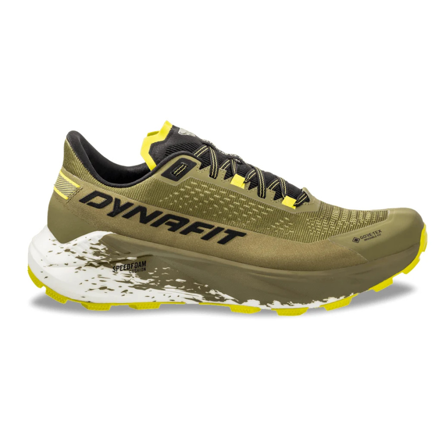 Tekaški čevlji Dynafit Ultra 100 V3 GTX v vojaško zeleni in črni barvi